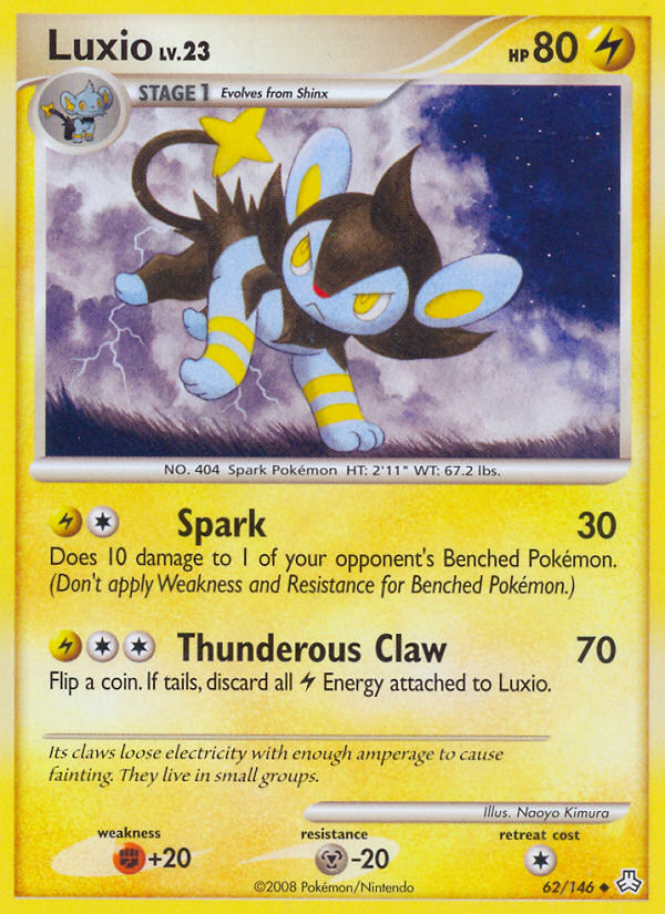 Luxio (62/146) [Diamond & Pearl: Legends Awakened] | Tables and Towers