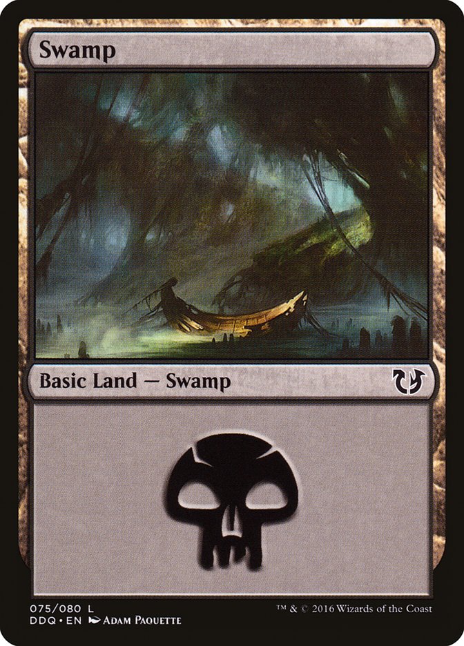 Swamp (75) [Duel Decks: Blessed vs. Cursed] | Tables and Towers