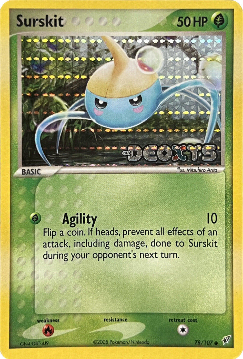 Surskit (78/107) (Stamped) [EX: Deoxys] | Tables and Towers