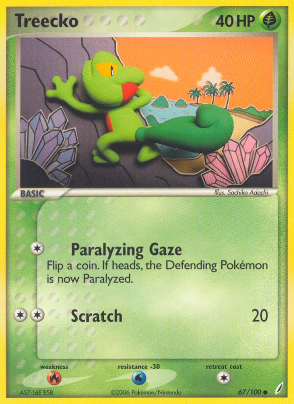 Treecko (67/100) [EX: Crystal Guardians] | Tables and Towers