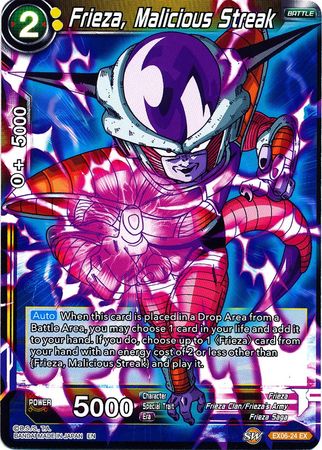 Frieza, Malicious Streak (EX06-24) [Special Anniversary Set] | Tables and Towers