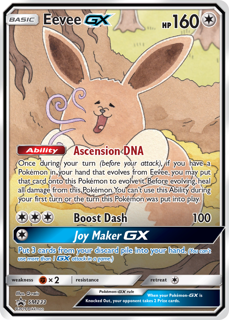 Eevee GX (SM233) [Sun & Moon: Black Star Promos] | Tables and Towers