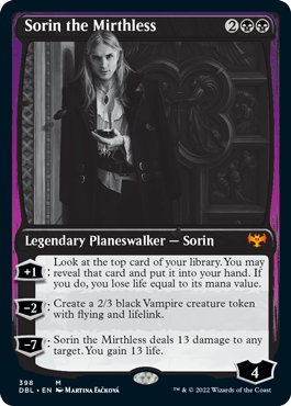 Sorin the Mirthless [Innistrad: Double Feature] | Tables and Towers