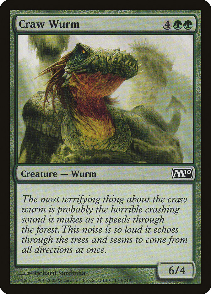 Craw Wurm [Magic 2010] | Tables and Towers