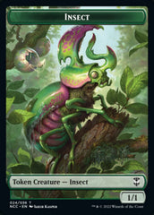 Ogre // Insect Double-Sided Token [Streets of New Capenna Commander Tokens] | Tables and Towers