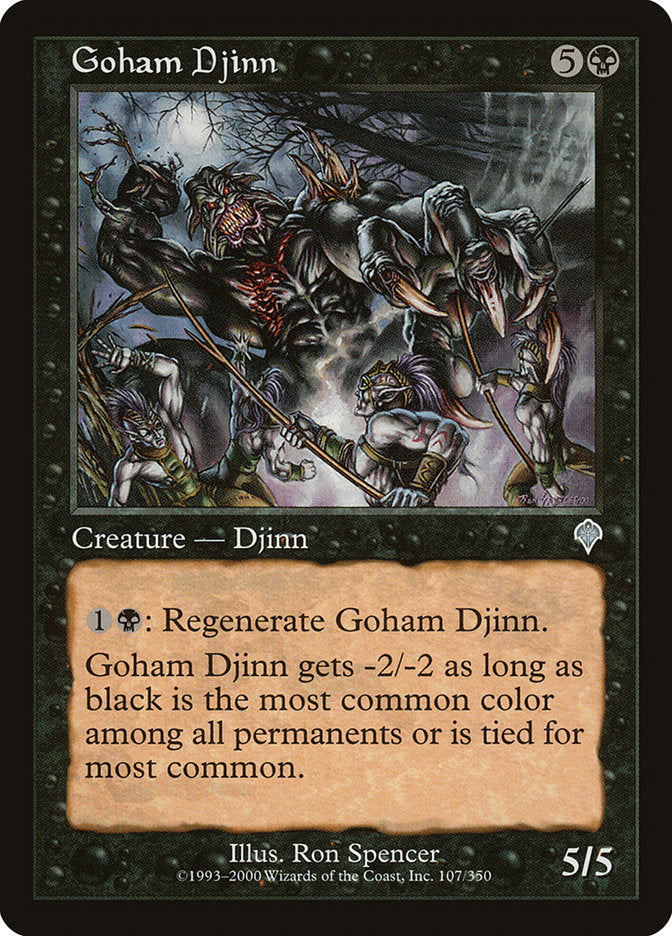 Goham Djinn [Invasion] | Tables and Towers