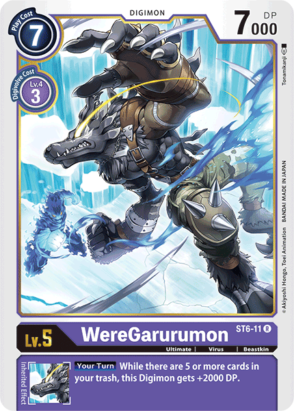 WereGarurumon [ST6-11] [Starter Deck: Venomous Violet] | Tables and Towers