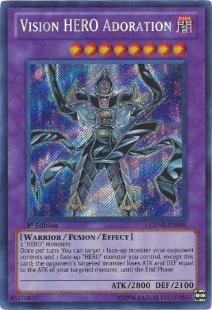 Vision Hero Adoration [GENF-EN096] Secret Rare | Tables and Towers