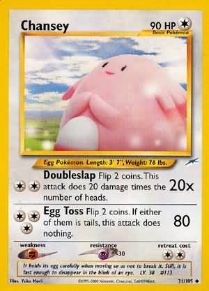 Chansey (31/105) [Neo Destiny Unlimited] | Tables and Towers