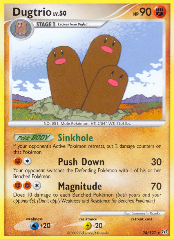 Dugtrio (24/127) [Platinum: Base Set] | Tables and Towers