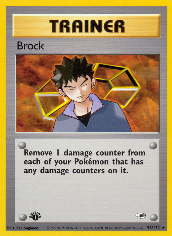 Brock (98/132) [Gym Heroes 1st Edition] | Tables and Towers