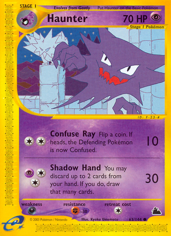 Haunter (63/144) [Skyridge] | Tables and Towers