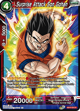 Surprise Attack Son Gohan (Starter Deck - Pride of the Saiyans) (SD15-04) [Cross Spirits] | Tables and Towers