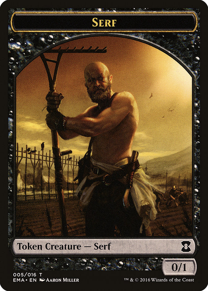 Serf Token [Eternal Masters Tokens] | Tables and Towers