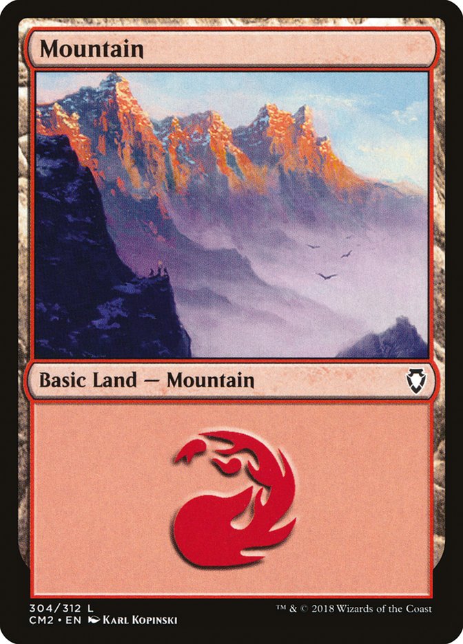 Mountain (304) [Commander Anthology Volume II] | Tables and Towers