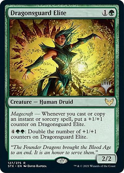 Dragonsguard Elite (Promo Pack) [Strixhaven: School of Mages Promos] | Tables and Towers