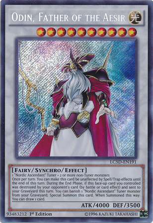 Odin, Father of the Aesir [LC5D-EN191] Secret Rare | Tables and Towers