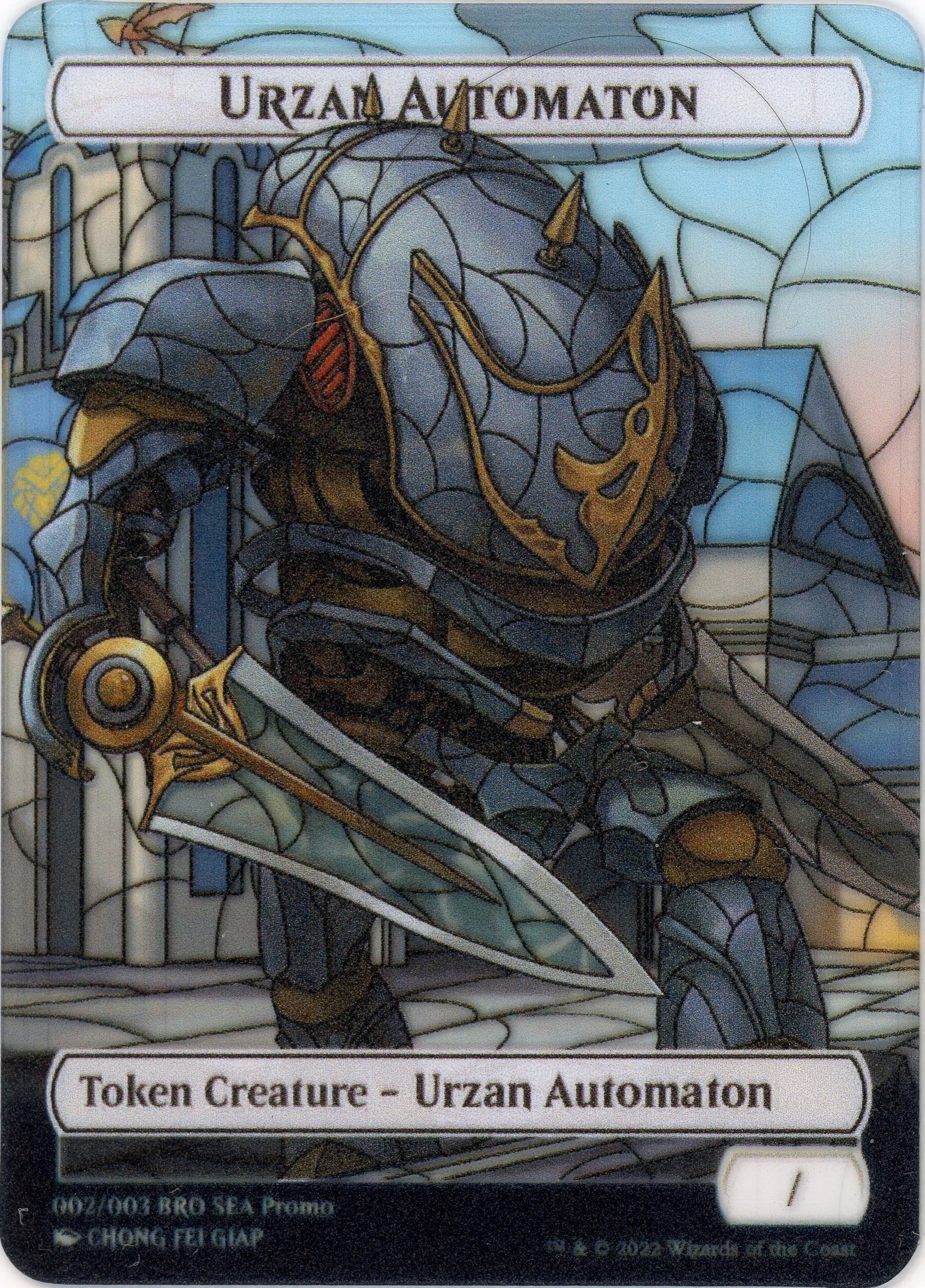 Urzan Automaton Token (SEA Exclusive) [The Brothers' War Tokens] | Tables and Towers