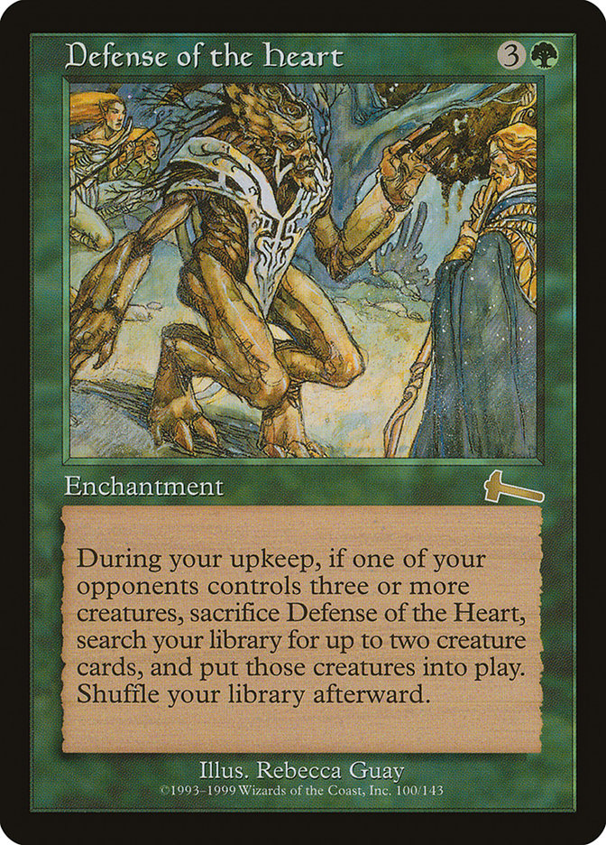 Defense of the Heart [Urza's Legacy] | Tables and Towers