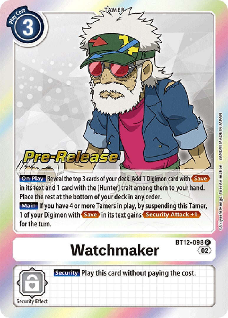 Watchmaker [BT12-098] [Across Time Pre-Release Cards] | Tables and Towers