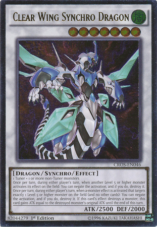 Clear Wing Synchro Dragon (UTR) [CROS-EN046] Ultimate Rare | Tables and Towers