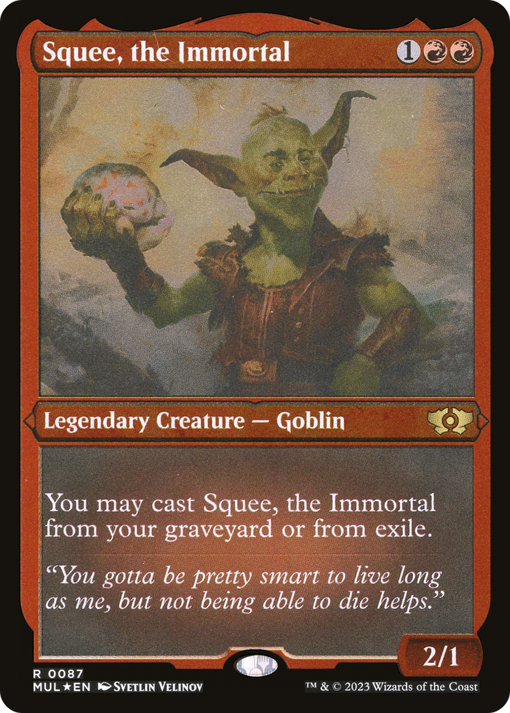 Squee, the Immortal (Foil Etched) [Multiverse Legends] | Tables and Towers