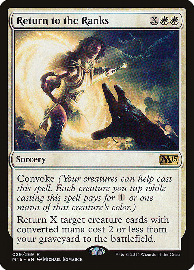 Return to the Ranks [Magic 2015] | Tables and Towers