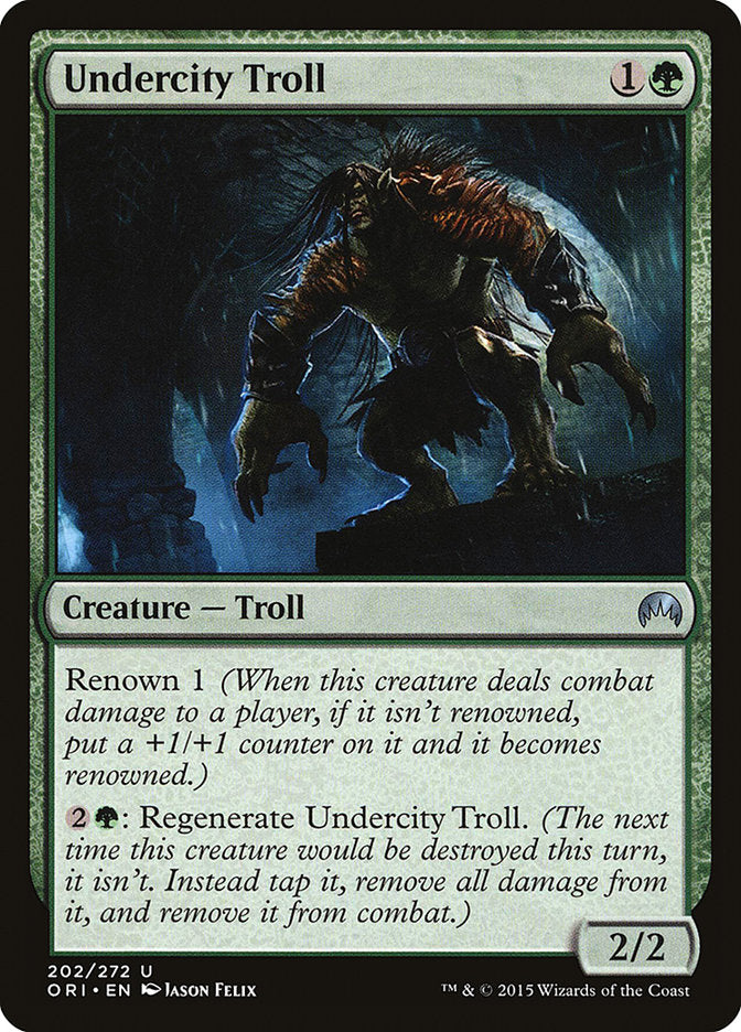 Undercity Troll [Magic Origins] | Tables and Towers