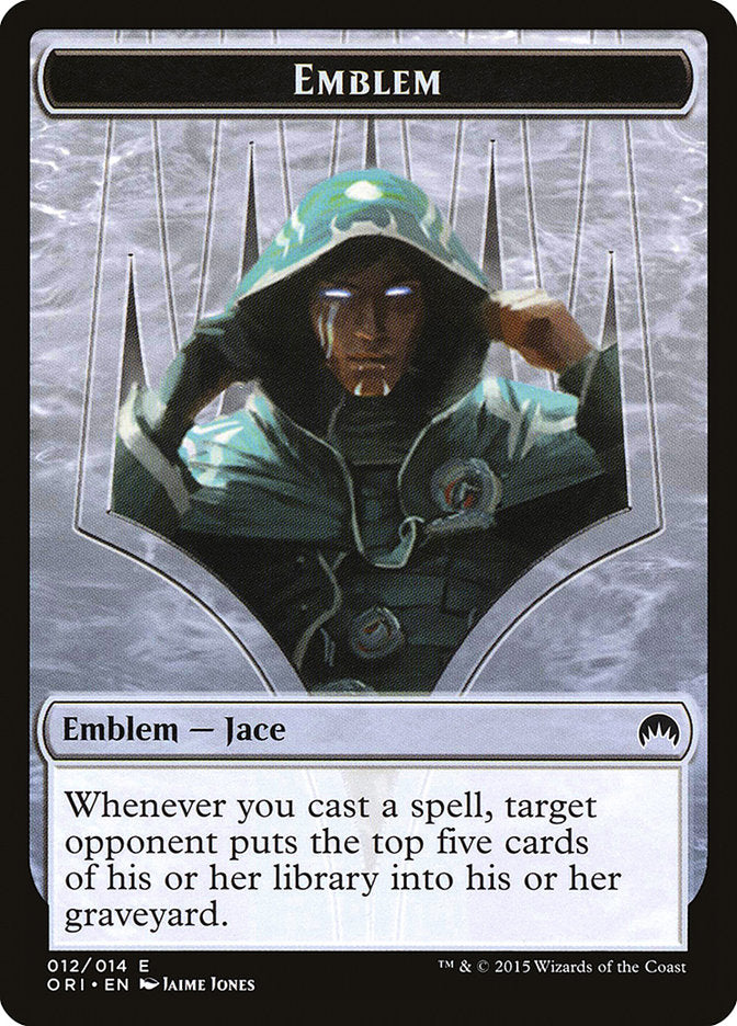 Jace, Telepath Unbound Emblem [Magic Origins Tokens] | Tables and Towers