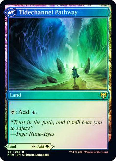 Barkchannel Pathway // Tidechannel Pathway [Kaldheim Prerelease Promos] | Tables and Towers