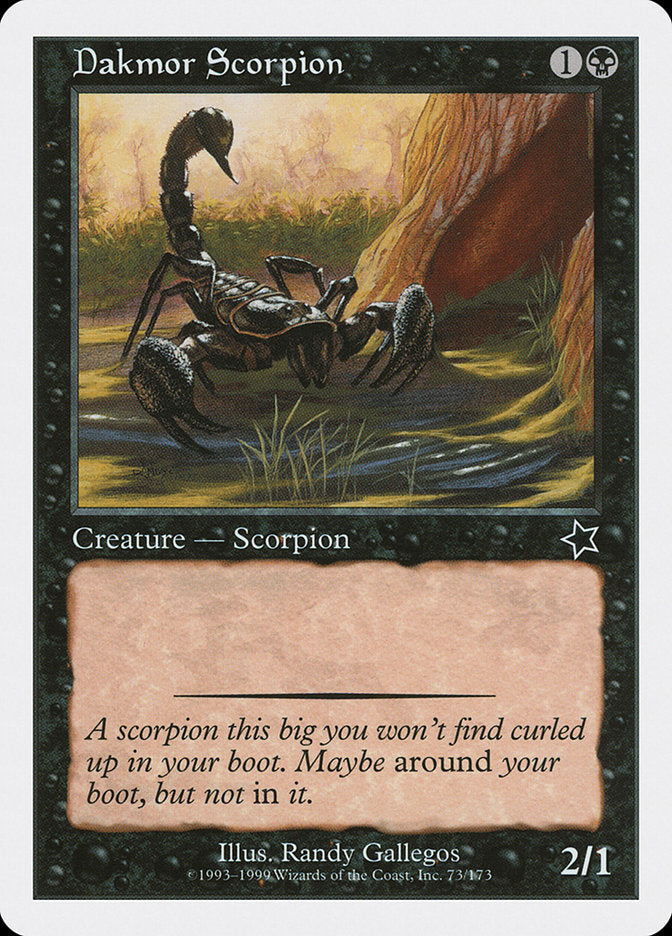 Dakmor Scorpion [Starter 1999] | Tables and Towers