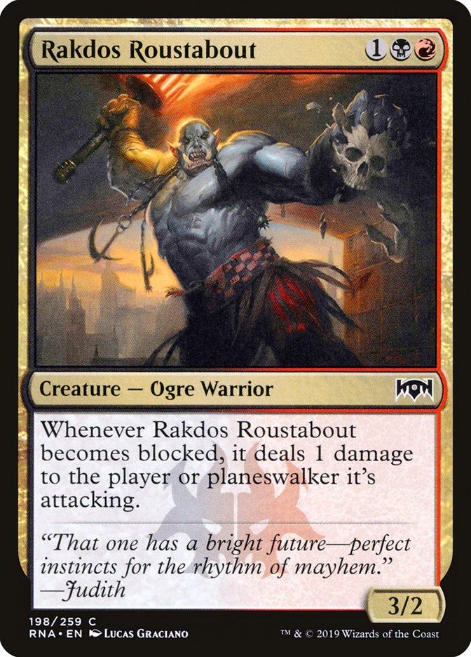 Rakdos Roustabout [Ravnica Allegiance] | Tables and Towers