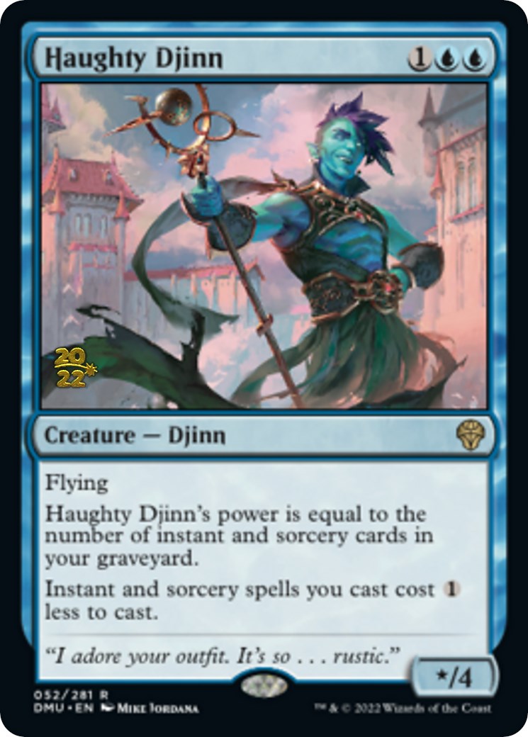 Haughty Djinn [Dominaria United Prerelease Promos] | Tables and Towers