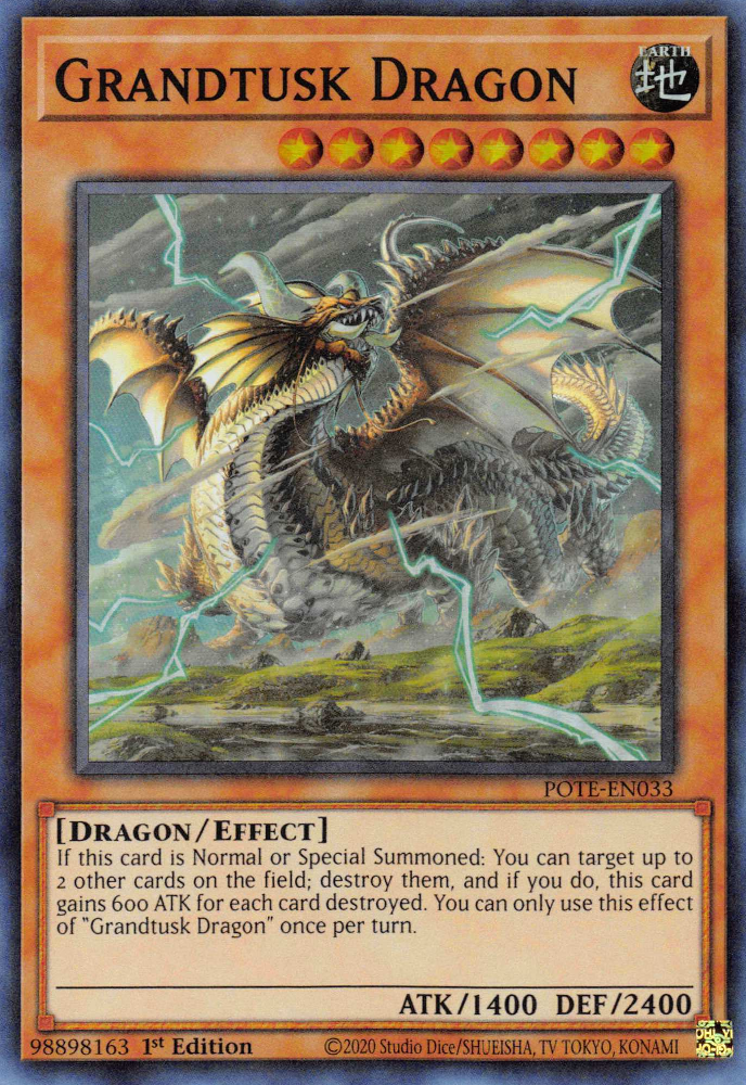 Grandtusk Dragon [POTE-EN033] Super Rare | Tables and Towers