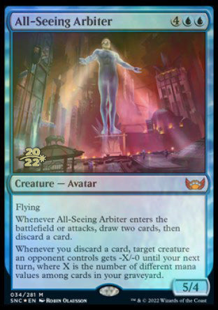 All-Seeing Arbiter [Streets of New Capenna Prerelease Promos] | Tables and Towers