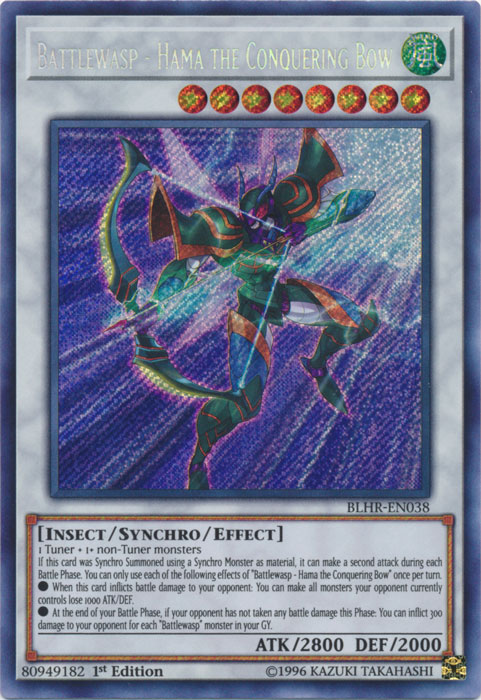 Battlewasp - Hama the Conquering Bow [BLHR-EN038] Secret Rare | Tables and Towers