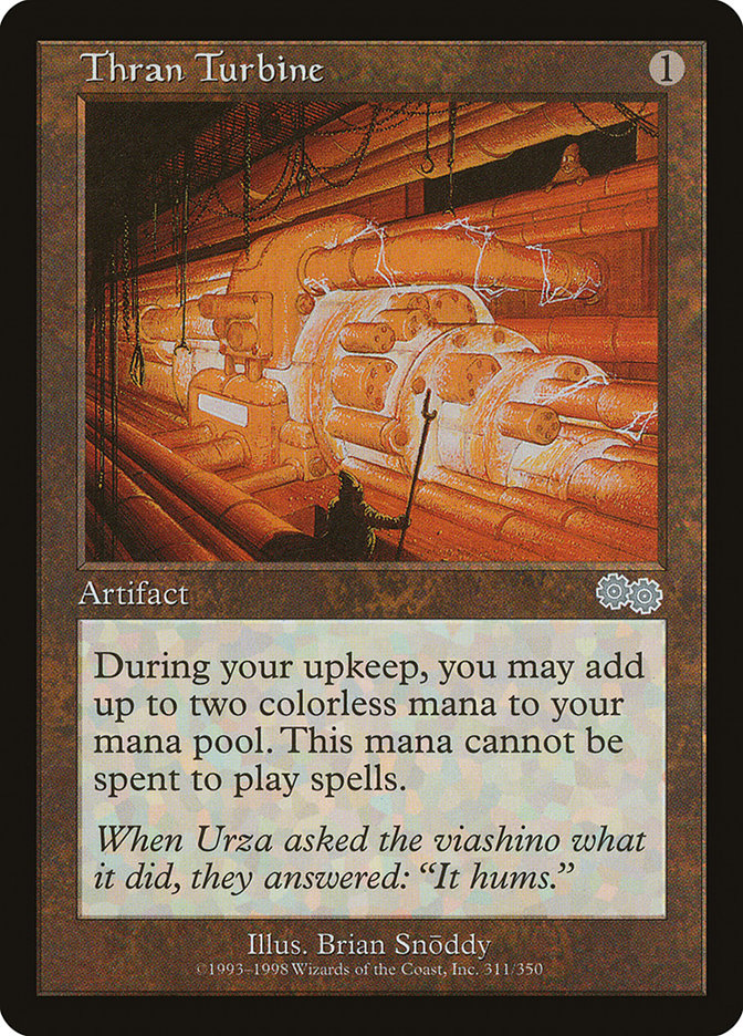 Thran Turbine [Urza's Saga] | Tables and Towers