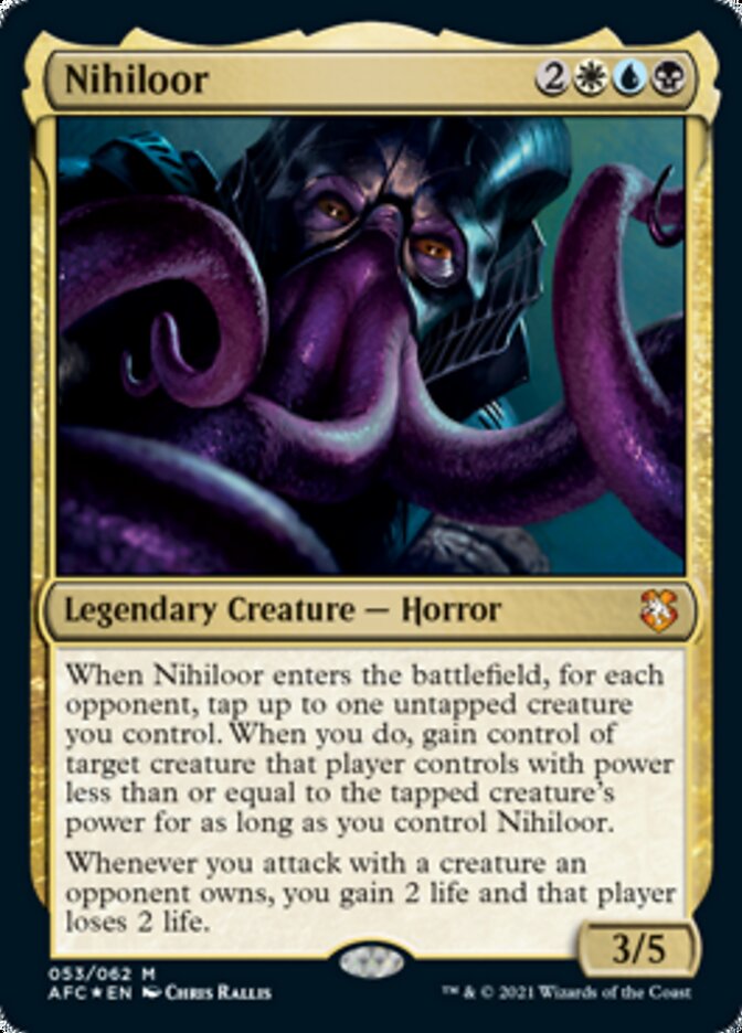 Nihiloor [Dungeons & Dragons: Adventures in the Forgotten Realms Commander] | Tables and Towers