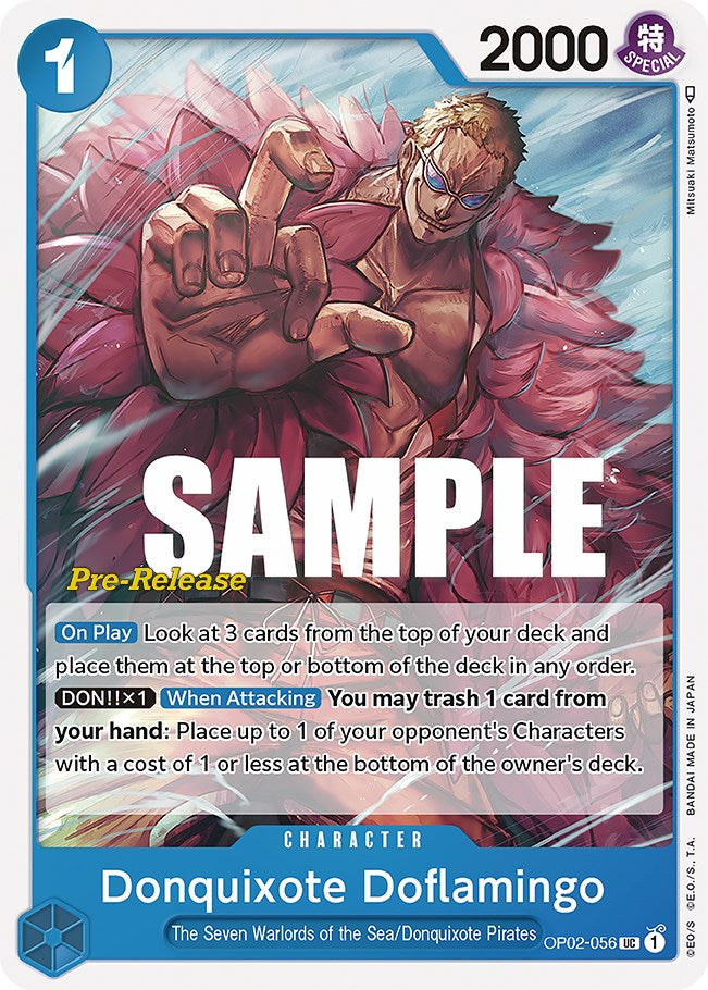 Donquixote Doflamingo [Paramount War Pre-Release Cards] | Tables and Towers