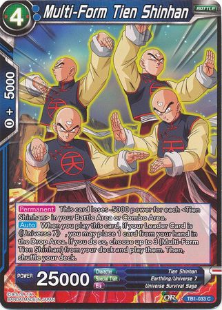 Multi-Form Tien Shinhan (TB1-033) [The Tournament of Power] | Tables and Towers