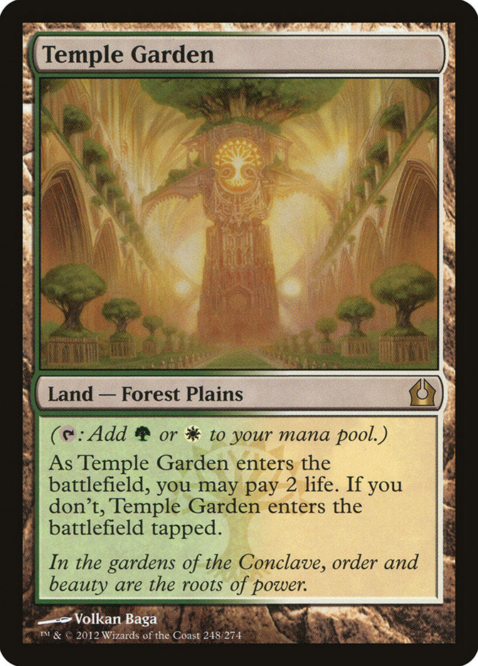 Temple Garden [Return to Ravnica] | Tables and Towers