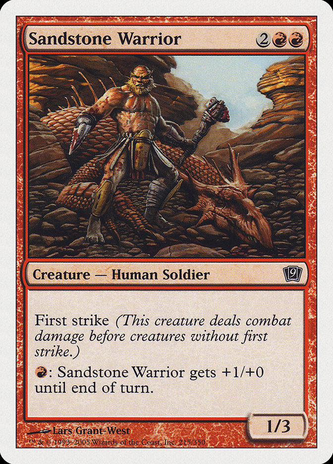 Sandstone Warrior [Ninth Edition] | Tables and Towers