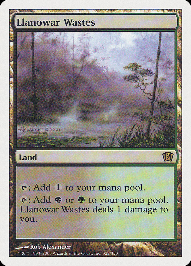 Llanowar Wastes [Ninth Edition] | Tables and Towers