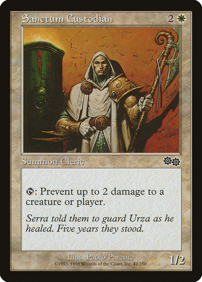 Sanctum Custodian [Urza's Saga] | Tables and Towers