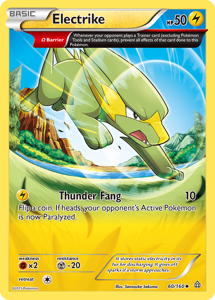 Electrike (60/160) [XY: Primal Clash] | Tables and Towers