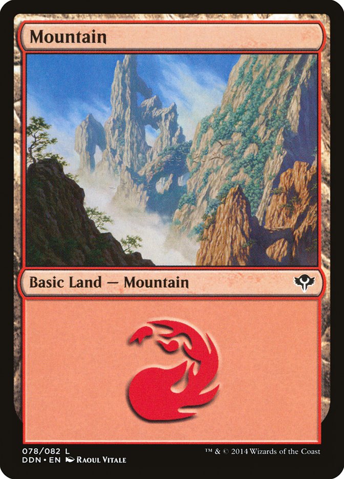 Mountain (78) [Duel Decks: Speed vs. Cunning] | Tables and Towers