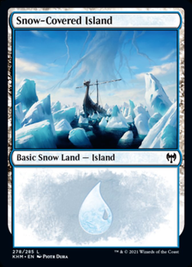 Snow-Covered Island (278) [Kaldheim] | Tables and Towers