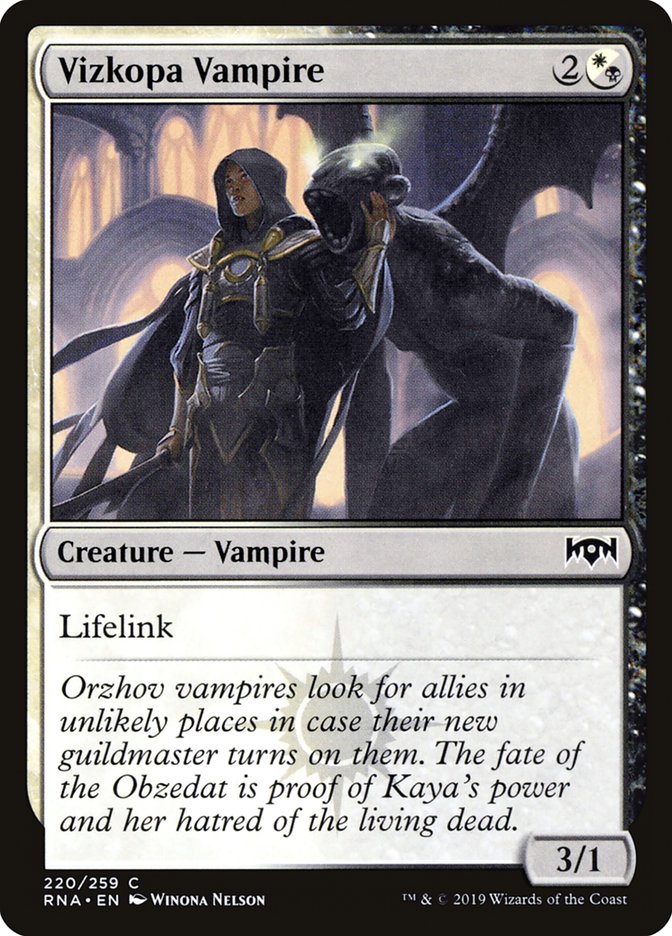 Vizkopa Vampire [Ravnica Allegiance] | Tables and Towers