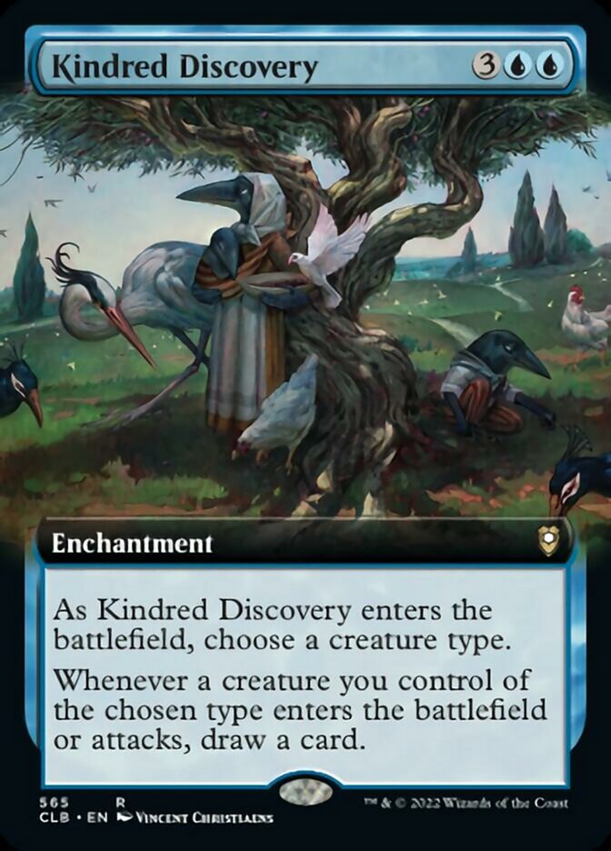 Kindred Discovery (Extended Art) [Commander Legends: Battle for Baldur's Gate] | Tables and Towers