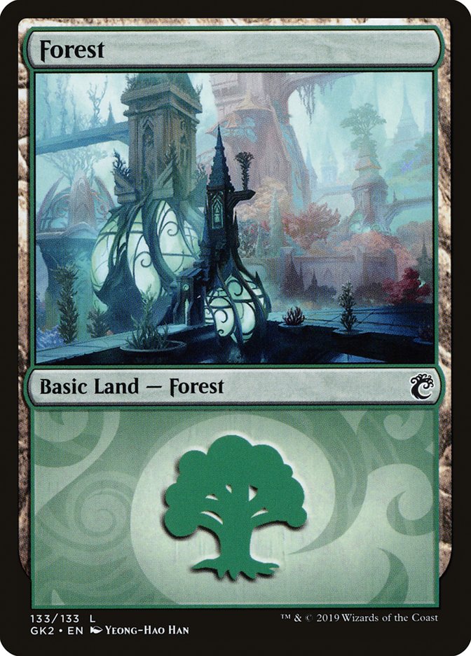 Forest (133) [Ravnica Allegiance Guild Kit] | Tables and Towers